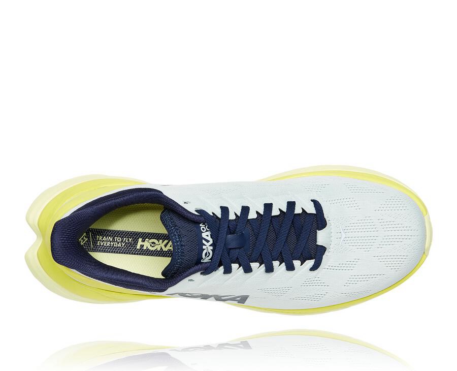 Tenis Hoka One One Masculino Branco - Mach 4 - 982-TNGLRQ